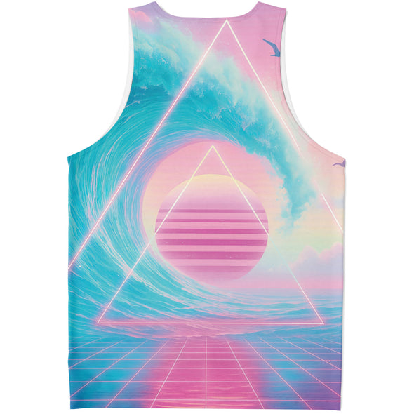 Grid Tide Tank Top