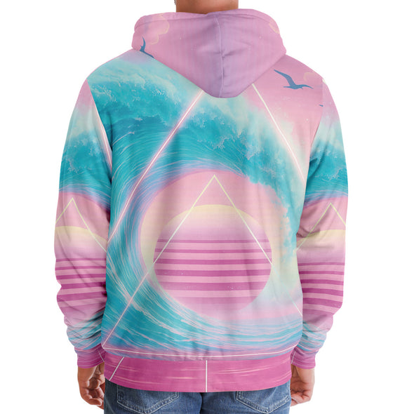 Grid Tide Sherpa Hoodie