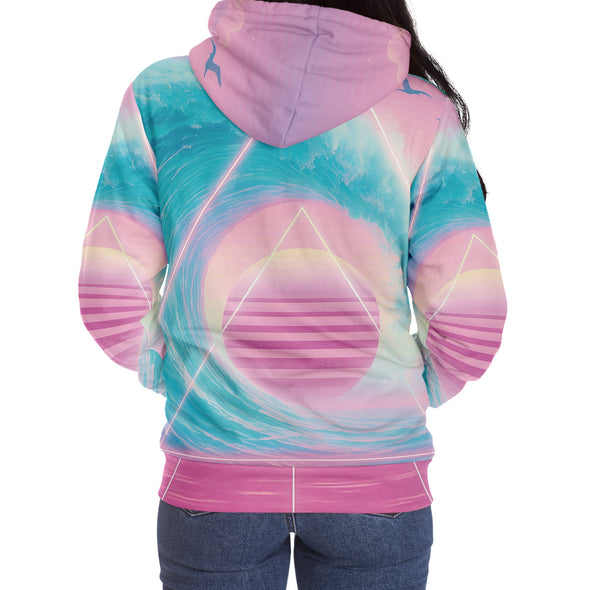 Grid Tide Sherpa Hoodie