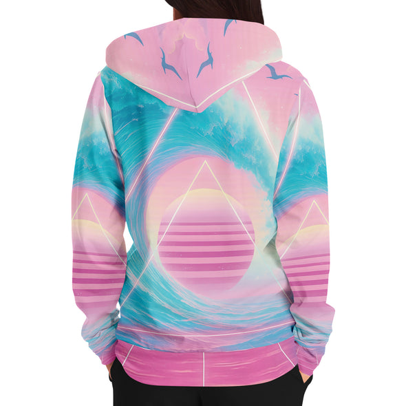 Grid Tide Zip Hoodie