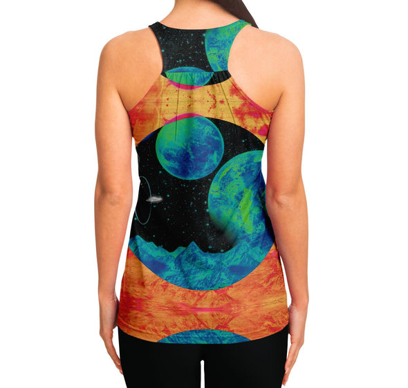 Juncture Racerback Tank Top - Vaporwave Clothing - Aesthetic Clothing