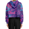 Liminal Cropped Hoodie - Vaporwave Clothing - Aesthetic Clothing