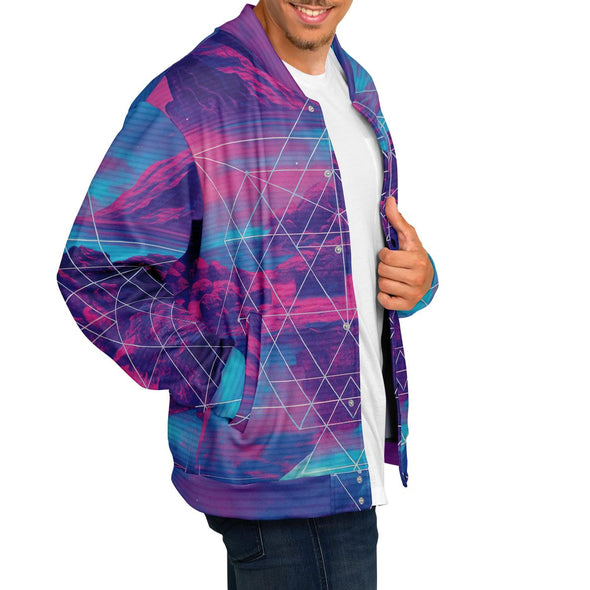 Liminal Varsity Jacket - Vaporwave Clothing - Aesthetic Clothing