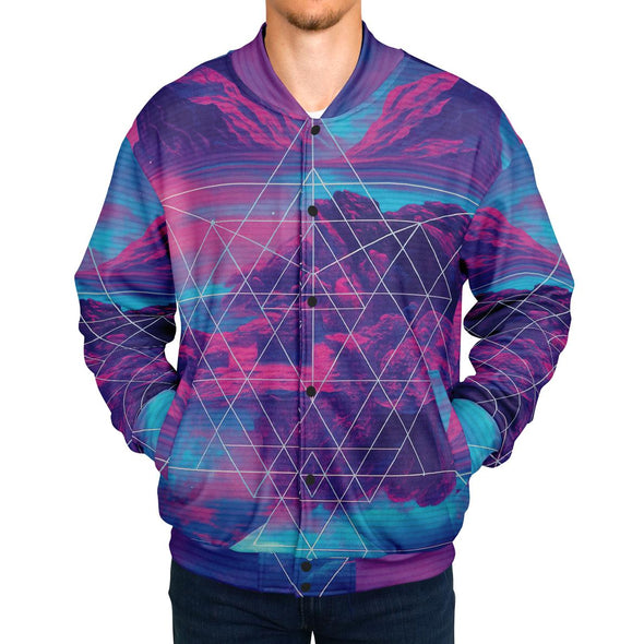 Liminal Varsity Jacket - Vaporwave Clothing - Aesthetic Clothing