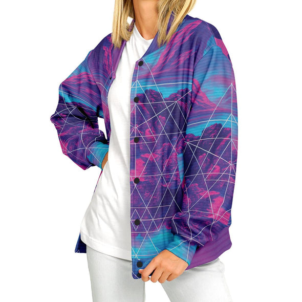 Liminal Varsity Jacket - Vaporwave Clothing - Aesthetic Clothing