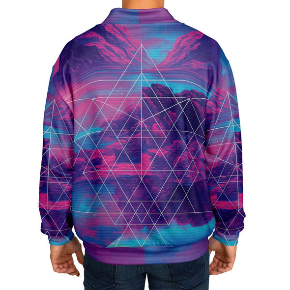 Liminal Varsity Jacket - Vaporwave Clothing - Aesthetic Clothing