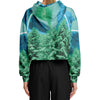 Minty Wonderland Cropped Hoodie - Vaporwave Clothing - Aesthetic Clothing