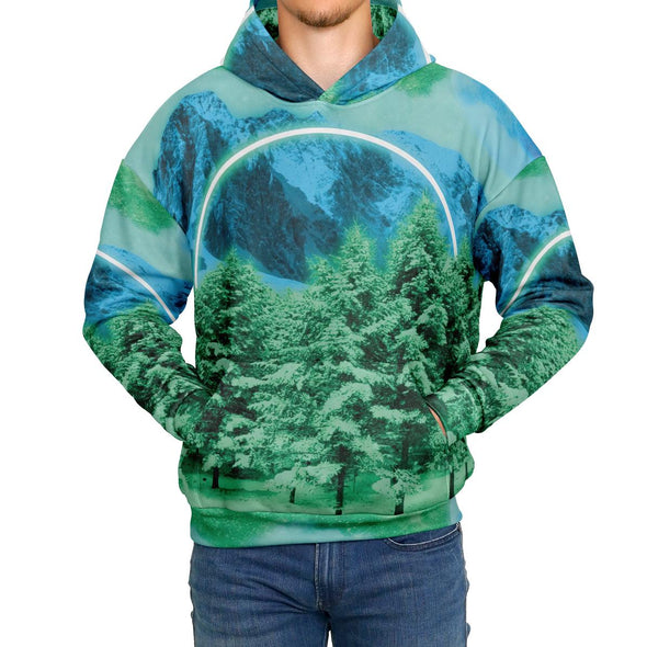 Minty Wonderland Heavy Hoodie - Vaporwave Clothing - Aesthetic Clothing