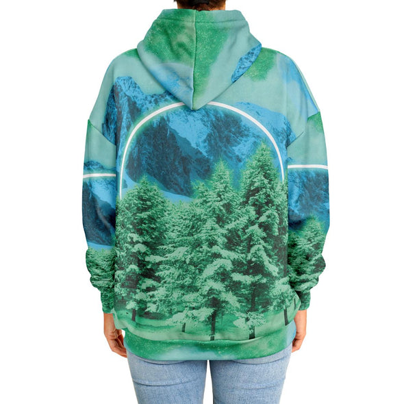 Minty Wonderland Heavy Hoodie - Vaporwave Clothing - Aesthetic Clothing