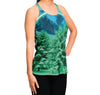 Minty Wonderlands Racerback Tank Top - Vaporwave Clothing - Aesthetic Clothing