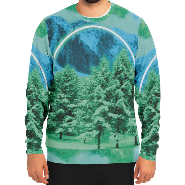Minty Wonderland Sweatshirt - Vaporwave Clothing - Aesthetic Clothing