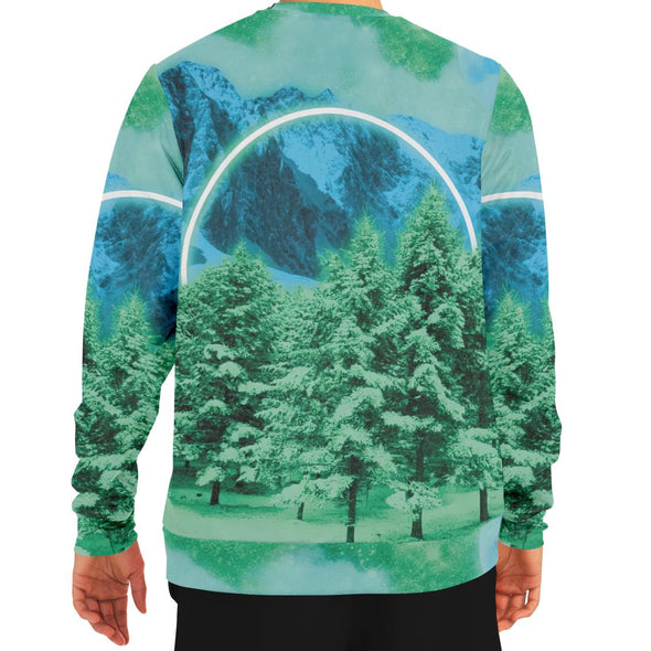 Minty Wonderland Sweatshirt - Vaporwave Clothing - Aesthetic Clothing