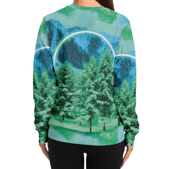 Minty Wonderland Sweatshirt - Vaporwave Clothing - Aesthetic Clothing