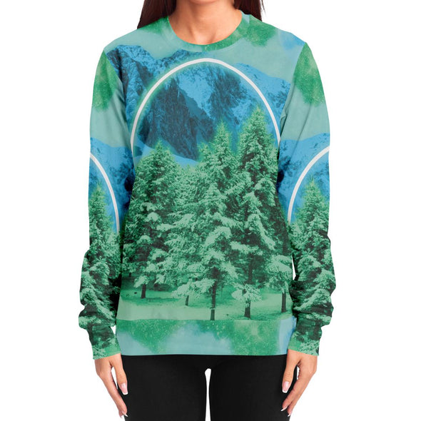 Minty Wonderland Sweatshirt - Vaporwave Clothing - Aesthetic Clothing
