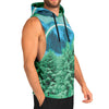 Minty Wonderland Tank Hoodie - Vaporwave Clothing - Aesthetic Clothing