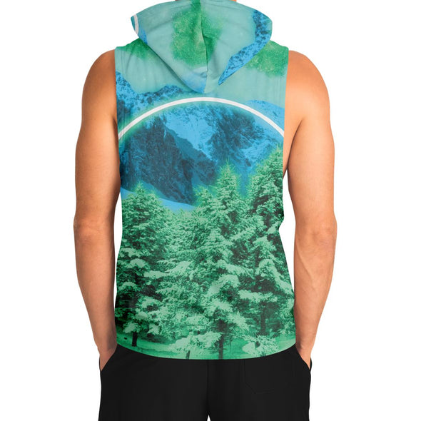 Minty Wonderland Tank Hoodie - Vaporwave Clothing - Aesthetic Clothing