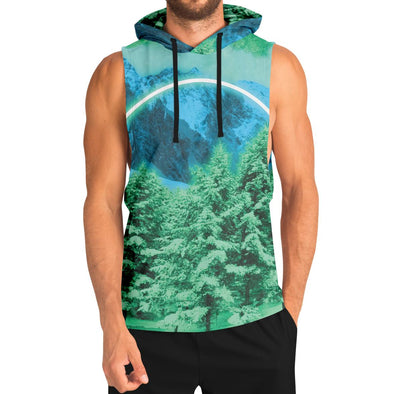 Minty Wonderland Tank Hoodie - Vaporwave Clothing - Aesthetic Clothing