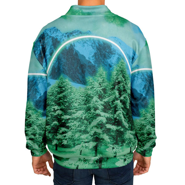 Minty Wonderland Varsity Jacket - Vaporwave Clothing - Aesthetic Clothing