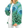 Minty Wonderland Varsity Jacket - Vaporwave Clothing - Aesthetic Clothing