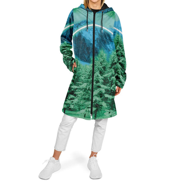 Minty Wonderland Zip Cloak - Vaporwave Clothing - Aesthetic Clothing