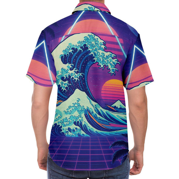 Neonami Button Down Shirt - Vaporwave Clothing - Aesthetic Clothing