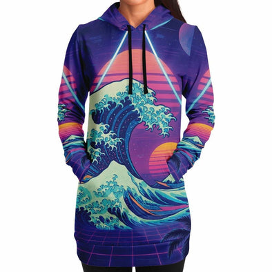 Neonami Hoodie Dress - Vaporwave Clothing - Aesthetic Clothing