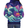 Neonami Sherpa Hoodie - Vaporwave Clothing - Aesthetic Clothing