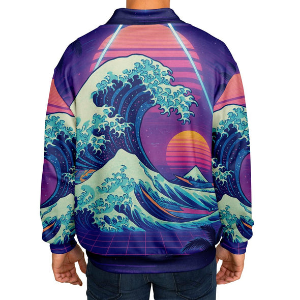 Neonami Varsity Jacket - Vaporwave Clothing - Aesthetic Clothing