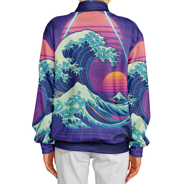 Neonami Varsity Jacket - Vaporwave Clothing - Aesthetic Clothing