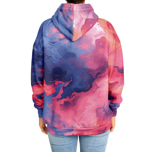 Quantum Tides Heavy Hoodie - Vaporwave Clothing - Aesthetic Clothing