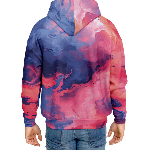 Quantum Tides Heavy Hoodie - Vaporwave Clothing - Aesthetic Clothing