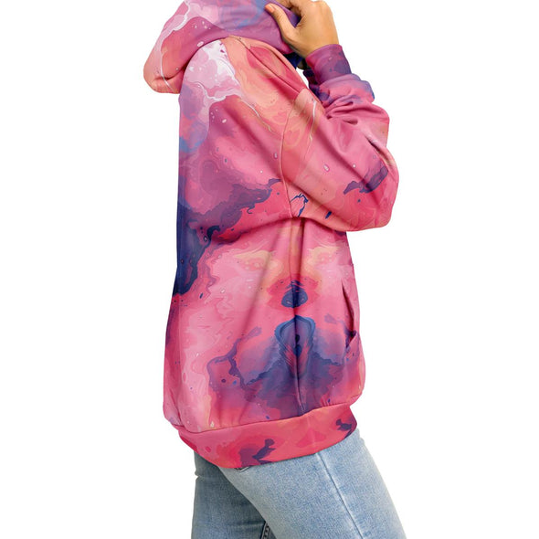 Quantum Tides Heavy Hoodie - Vaporwave Clothing - Aesthetic Clothing