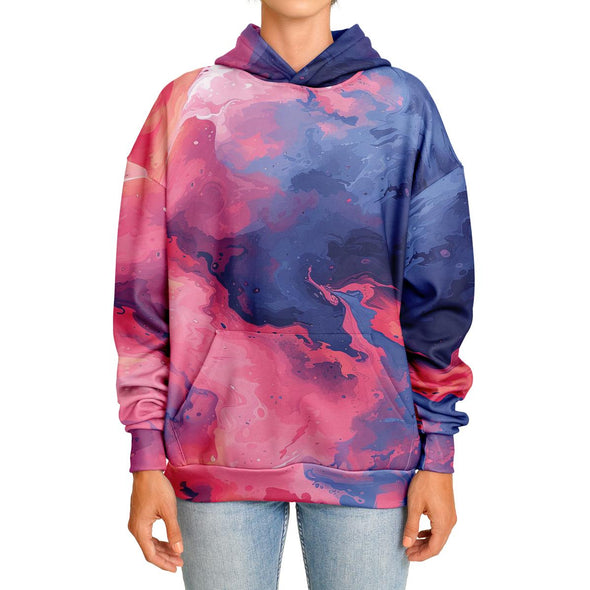 Quantum Tides Heavy Hoodie - Vaporwave Clothing - Aesthetic Clothing