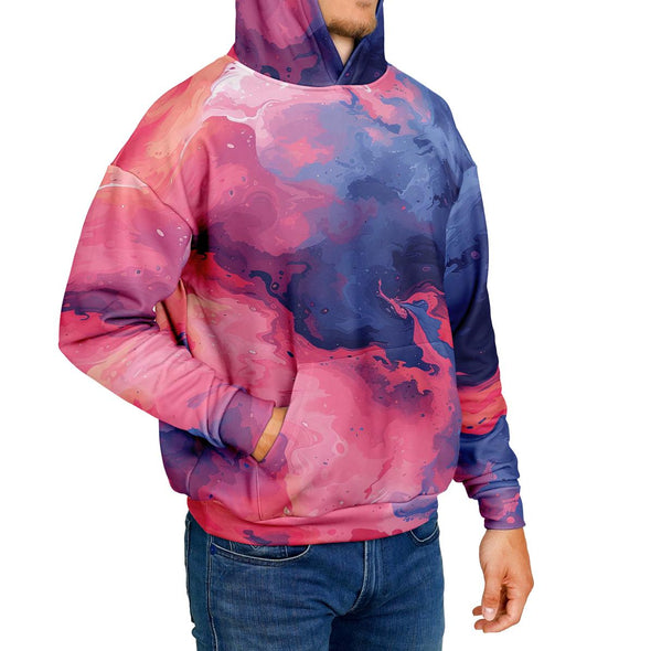Quantum Tides Heavy Hoodie - Vaporwave Clothing - Aesthetic Clothing