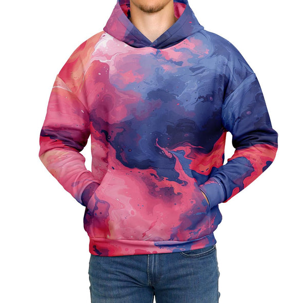 Quantum Tides Heavy Hoodie - Vaporwave Clothing - Aesthetic Clothing