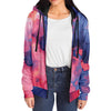Quantum Tides Sherpa Hoodie - Vaporwave Clothing - Aesthetic Clothing