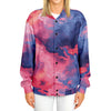 Quantum Tides Varsity Jacket - Vaporwave Clothing - Aesthetic Clothing