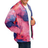 Quantum Tides Varsity Jacket - Vaporwave Clothing - Aesthetic Clothing