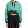 The Merge Cropped Hoodie - Vaporwave Clothing - Aesthetic Clothing