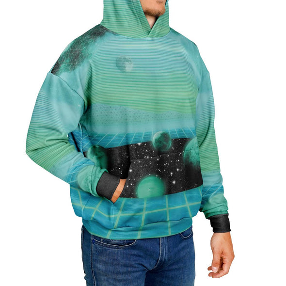 The Merge Heavy Hoodie - Vaporwave Clothing - Aesthetic Clothing