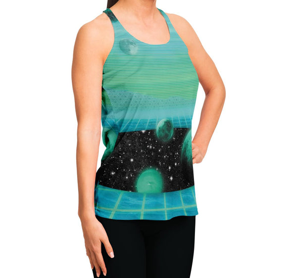 The Merge Racerback Tank Top - Vaporwave Clothing - Aesthetic Clothing