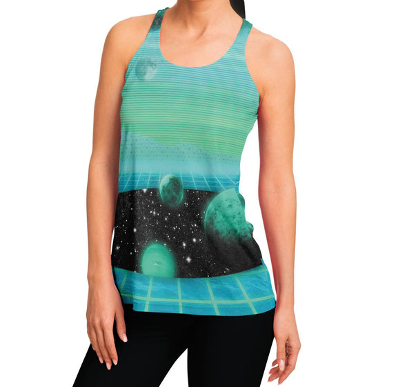 The Merge Racerback Tank Top - Vaporwave Clothing - Aesthetic Clothing
