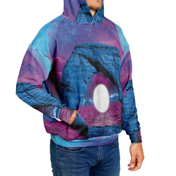 The Visitor Heavy Hoodie - Vaporwave Clothing - Aesthetic Clothing