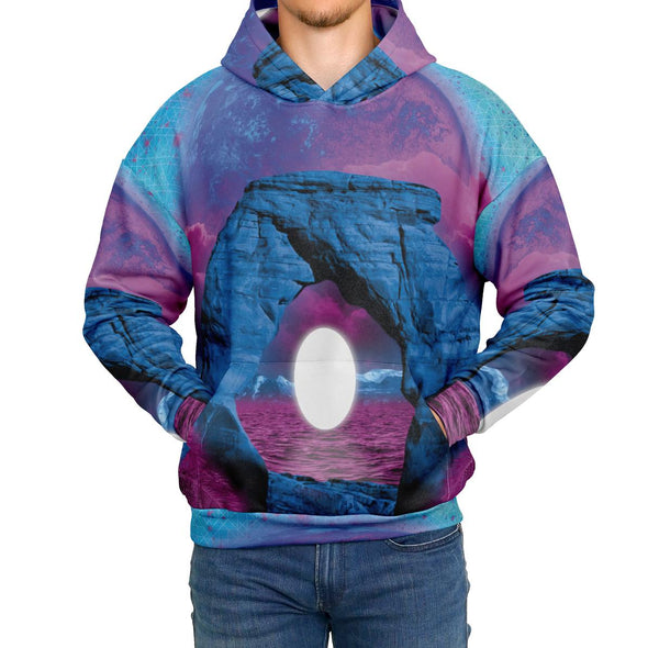 The Visitor Heavy Hoodie - Vaporwave Clothing - Aesthetic Clothing