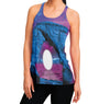 The Visitor Racerback Tank Top - Vaporwave Clothing - Aesthetic Clothing