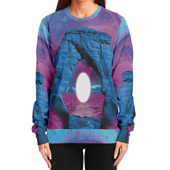 The Visitor Sweatshirt - Vaporwave Clothing - Aesthetic Clothing