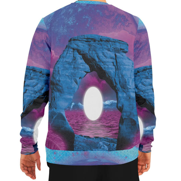 The Visitor Sweatshirt - Vaporwave Clothing - Aesthetic Clothing