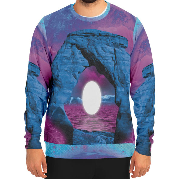 The Visitor Sweatshirt - Vaporwave Clothing - Aesthetic Clothing