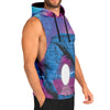 The Visitor Tank Hoodie - Vaporwave Clothing - Aesthetic Clothing