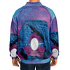 The Visitor Varsity Jacket - Vaporwave Clothing - Aesthetic Clothing